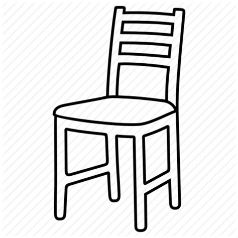 outline image of chair